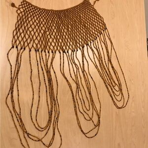 Elegant Brown Beaded Necklace